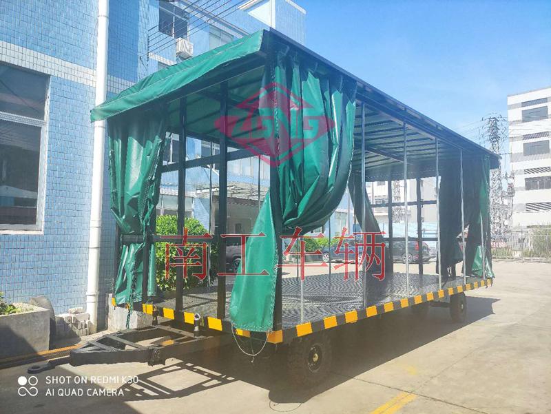 15吨雨篷双牵引半岛（中国）篷式工具周转拖车