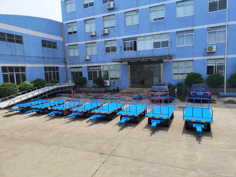 3吨无动力牵引半岛（中国）组前后可拆护栏