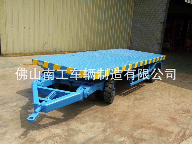 叉车牵引工业平板车 工厂车间周转用10吨半岛（中国）