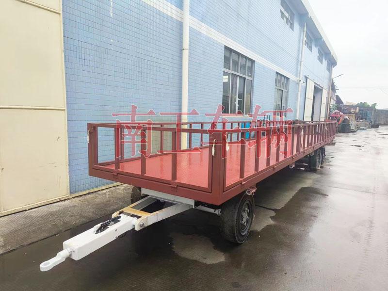 7吨半岛（中国）牵引工具拖车 带护栏减震刹车功能拖车